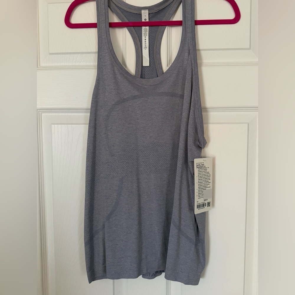 NWT Lululemon Swiftly Tank 14 Dark Purple